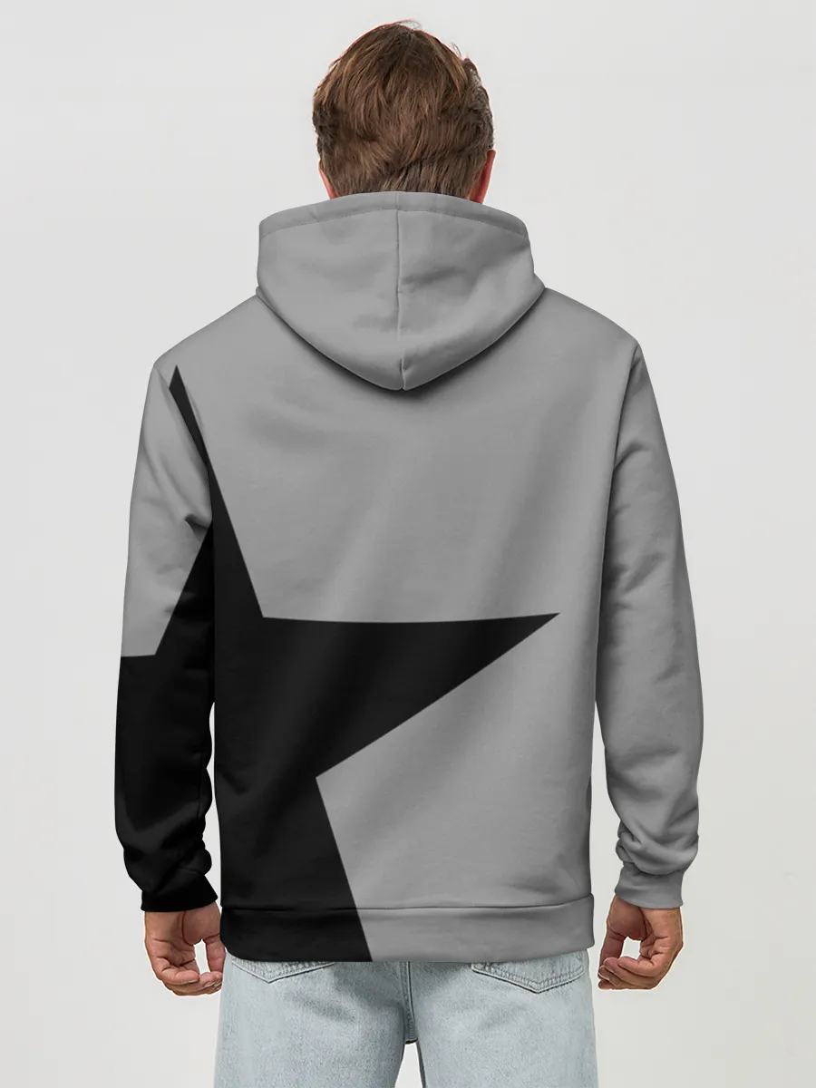 Худи мужской база хлопок / FINGERBANG