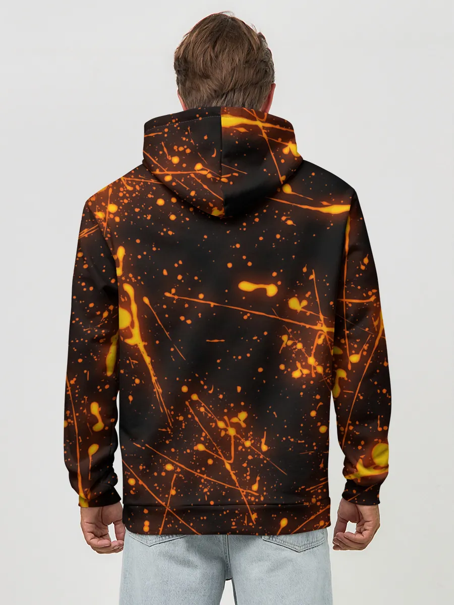 Худи мужской база хлопок / FLAME | ПЛАМЯ