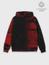 Худи мужской база хлопок / RED BLACK MILITARY CAMO | КРАСНЫЙ КАМУФЛЯЖ