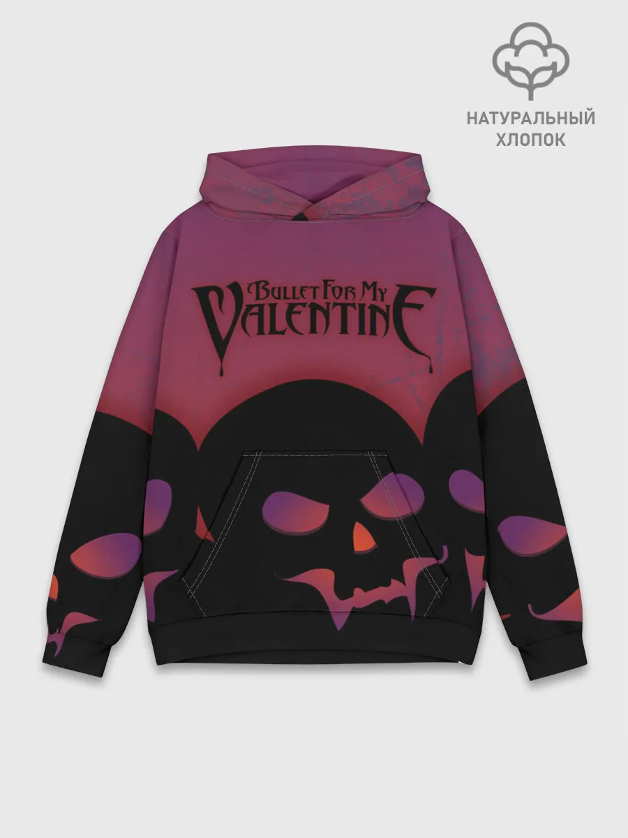 Худи мужской база хлопок / Bullet For My Valentine