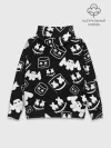 Худи мужской база хлопок / Marshmello ЧБ