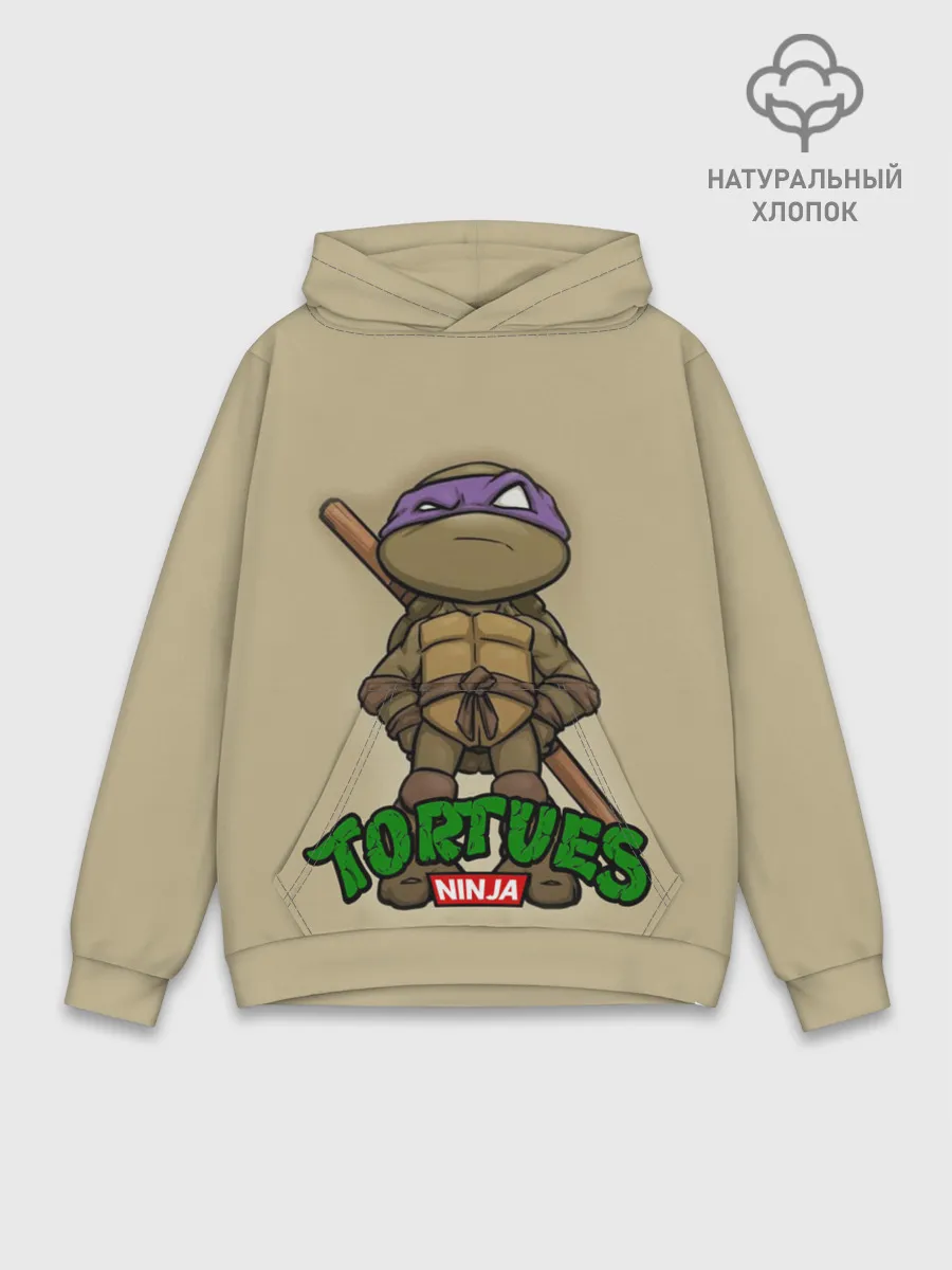 Худи мужской база хлопок / ЧЕРЕПАШКИ - НИНДЗЯ