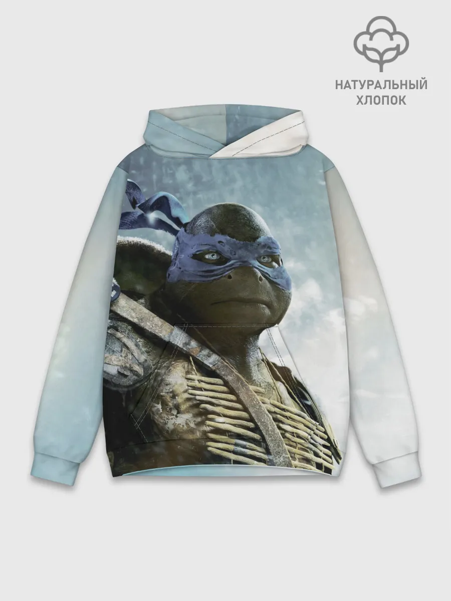 Худи мужской база хлопок / Teenage Mutant Ninja Turtles