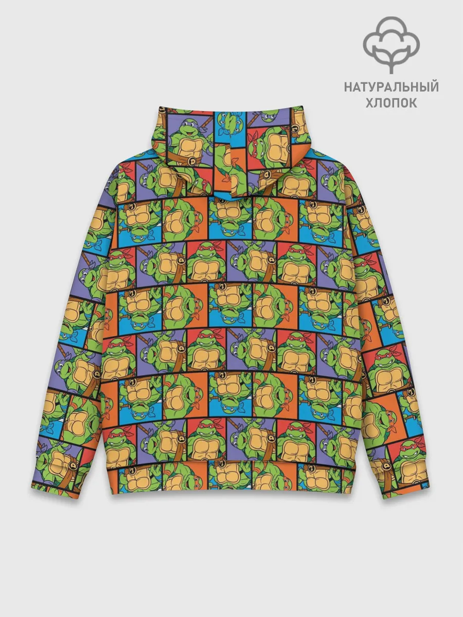 Худи мужской база хлопок / Teenage Mutant Ninja Turtles