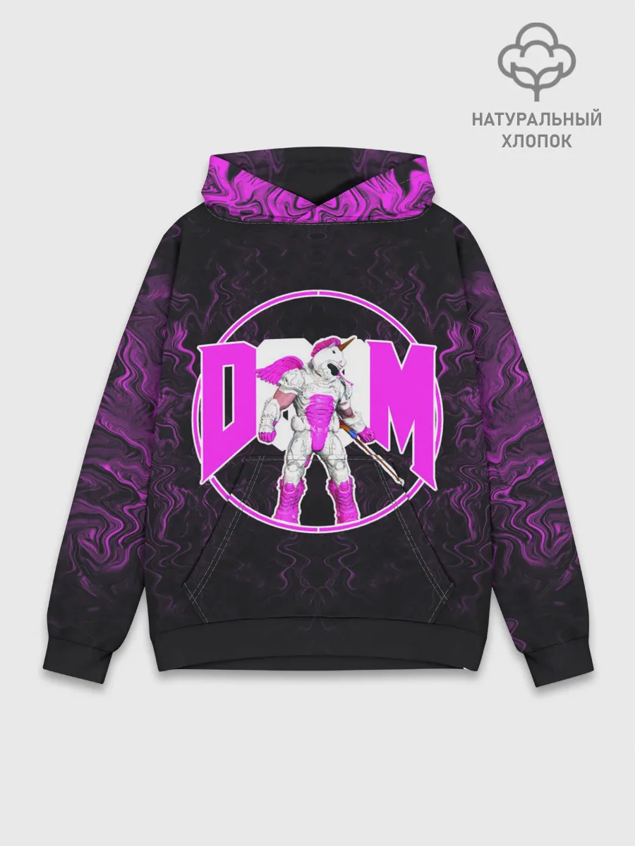 Худи мужской база хлопок / DooM Eternal