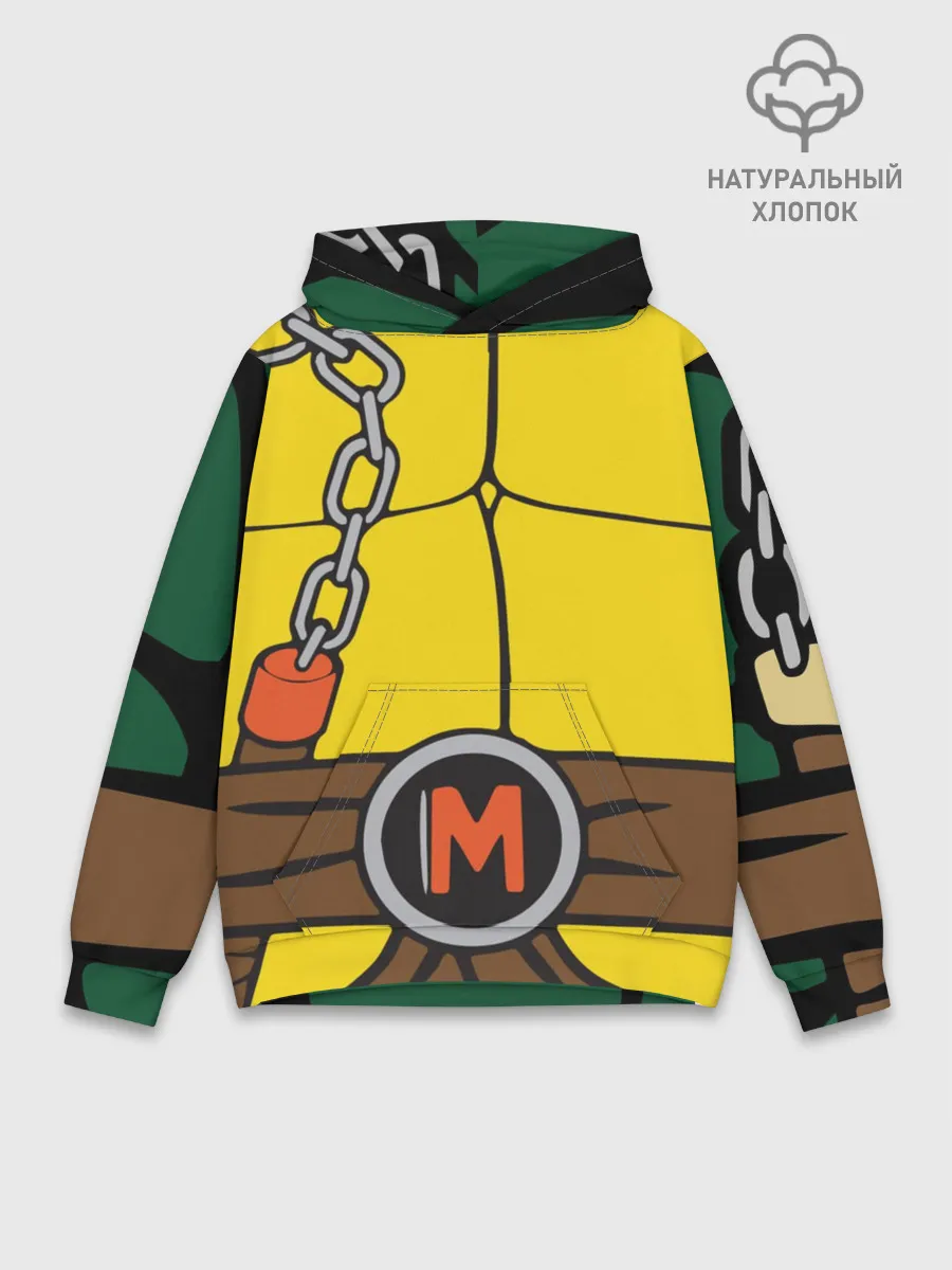 Худи мужской база хлопок / Микеланджело Косплей