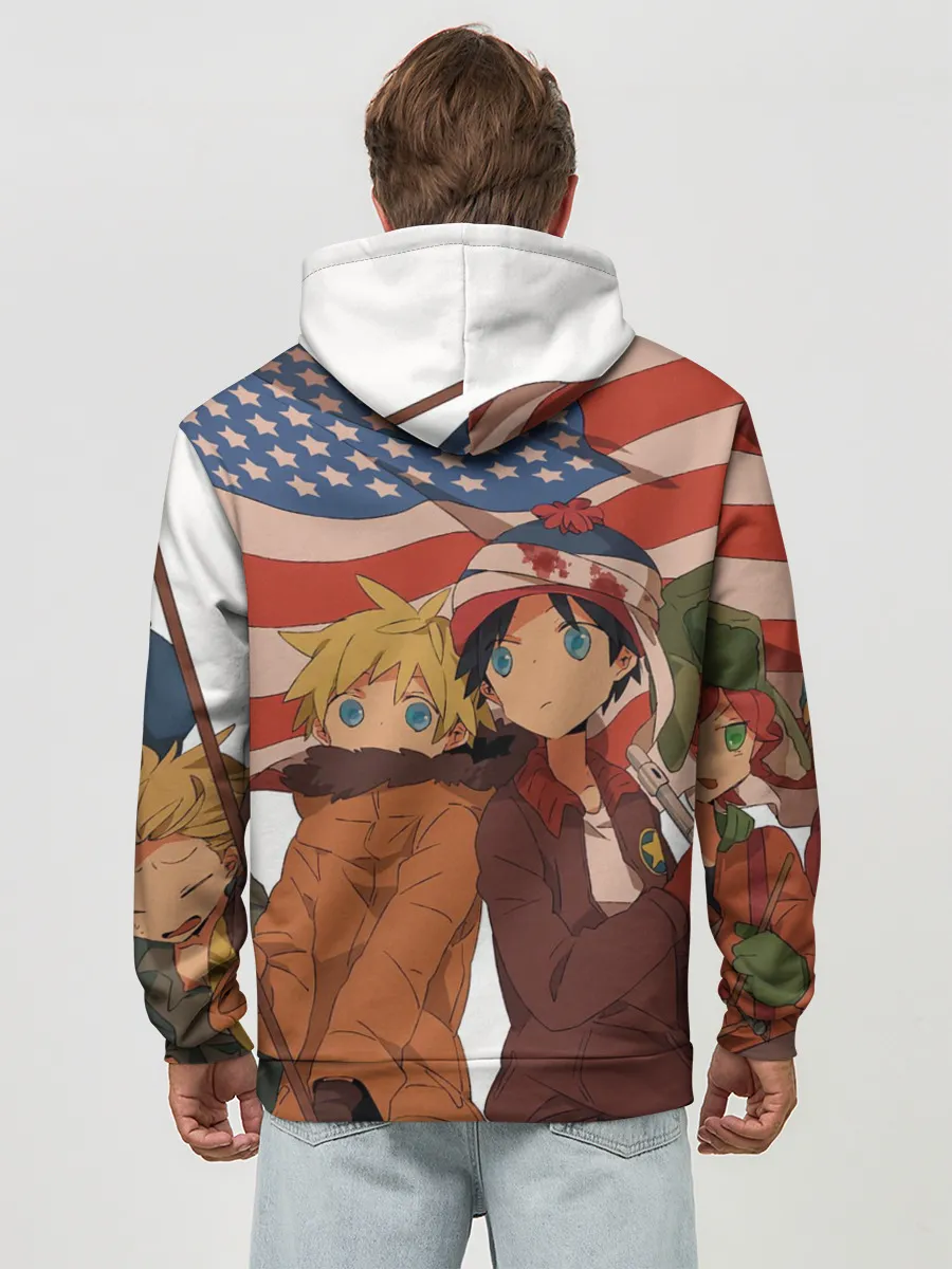 Худи мужской база хлопок / ЮЖНЫЙ ПАРК