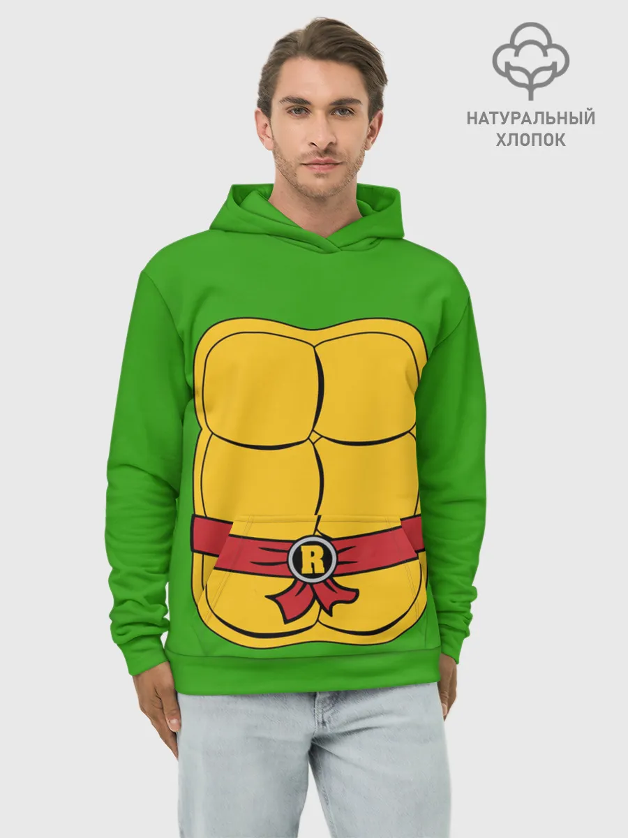 Худи мужской база хлопок / Черепашки-ниндзя