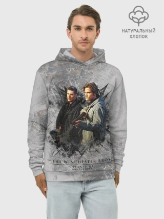 Худи мужской база хлопок / Winchester Brothers