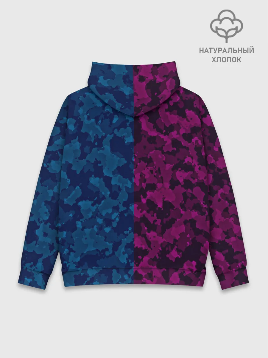 Худи мужской база хлопок / МИЛИТАРИ