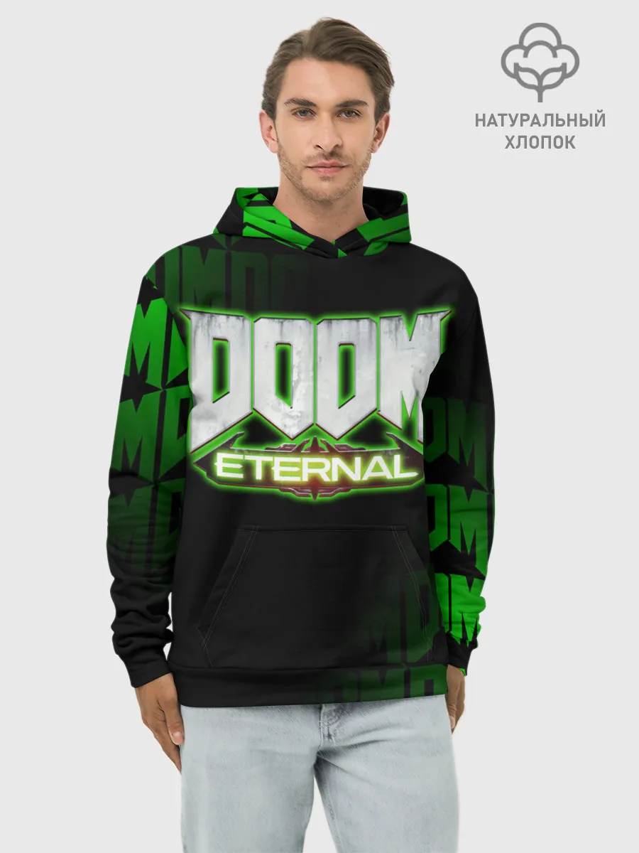 Худи мужской база хлопок / DOOM: ETERNAL.