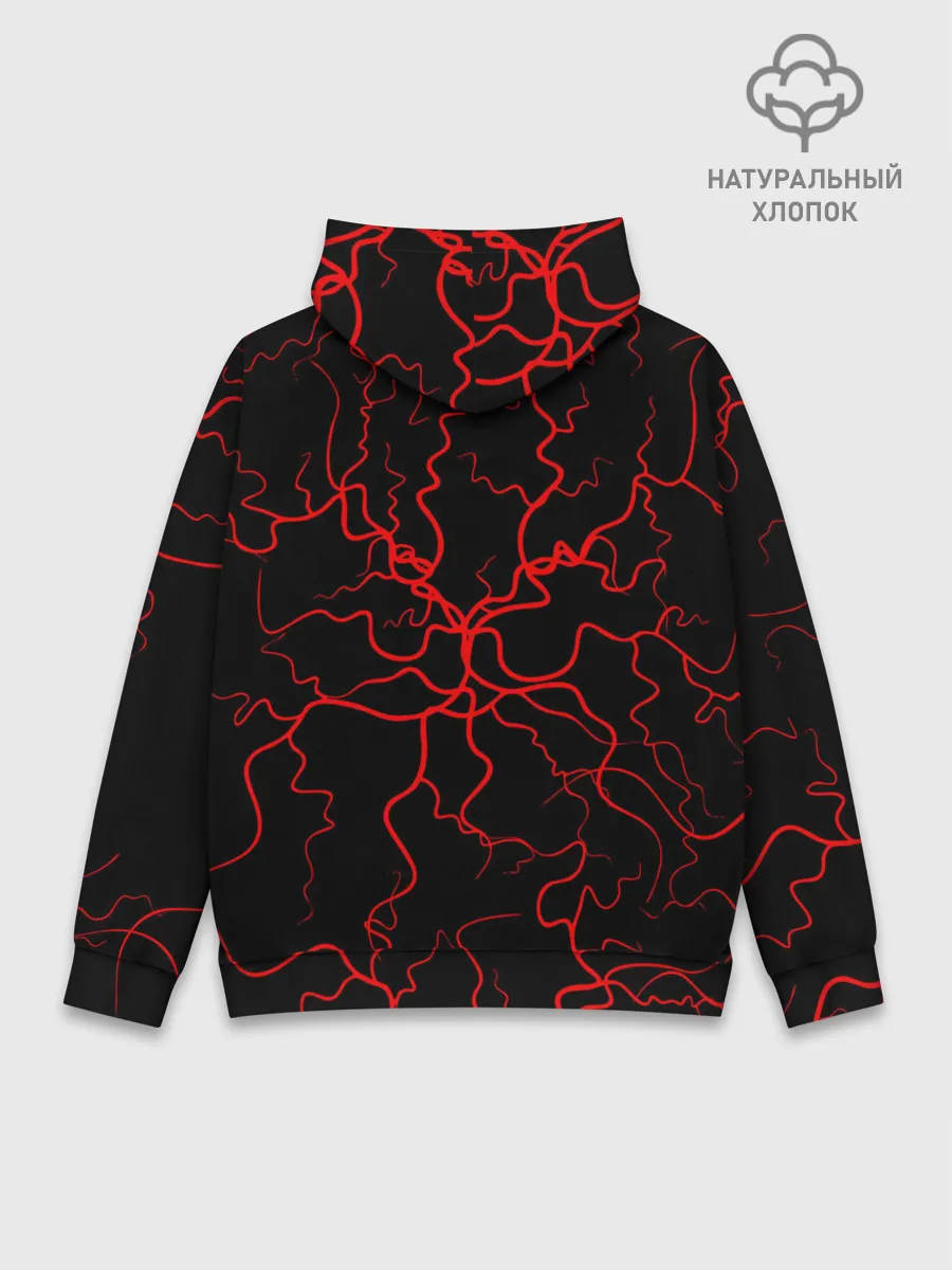 Худи мужской база хлопок / ЗАРАЖЁННАЯ МАСКА
