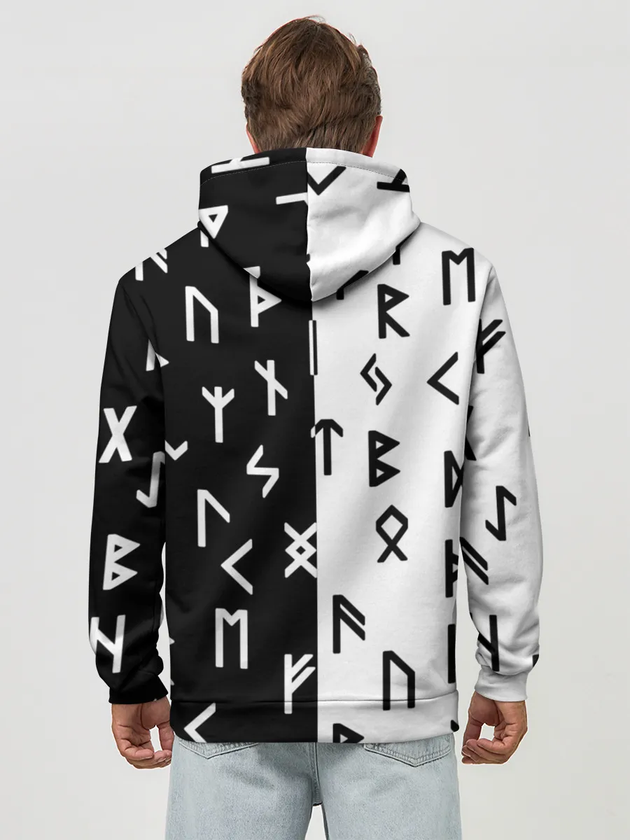 Худи мужской база хлопок / РУНЫ