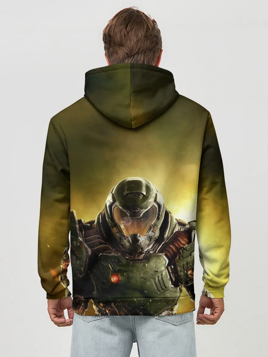 Худи мужской база хлопок / DOOM