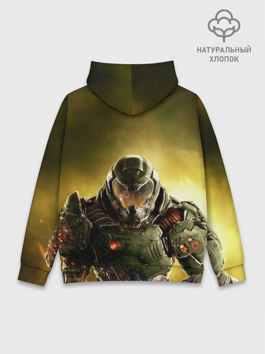 Худи мужской база хлопок / DOOM