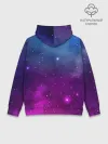 Худи мужской база хлопок / НЕОНОВЫЙ КОСМОС