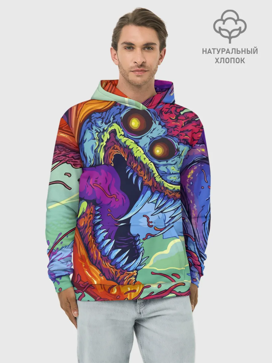 Худи мужской база хлопок / CS GO HYPERBEAST | КС ГО ХАЙПЕРБИСТ