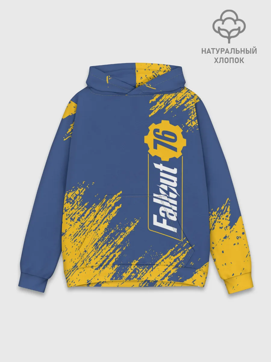 Худи мужской база хлопок / FALLOUT_76.