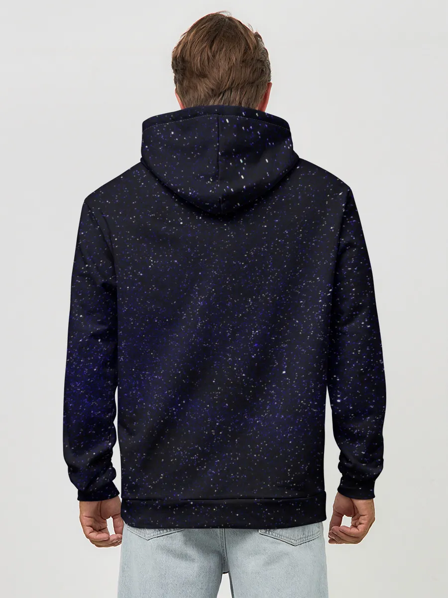 Худи мужской база хлопок / Космос