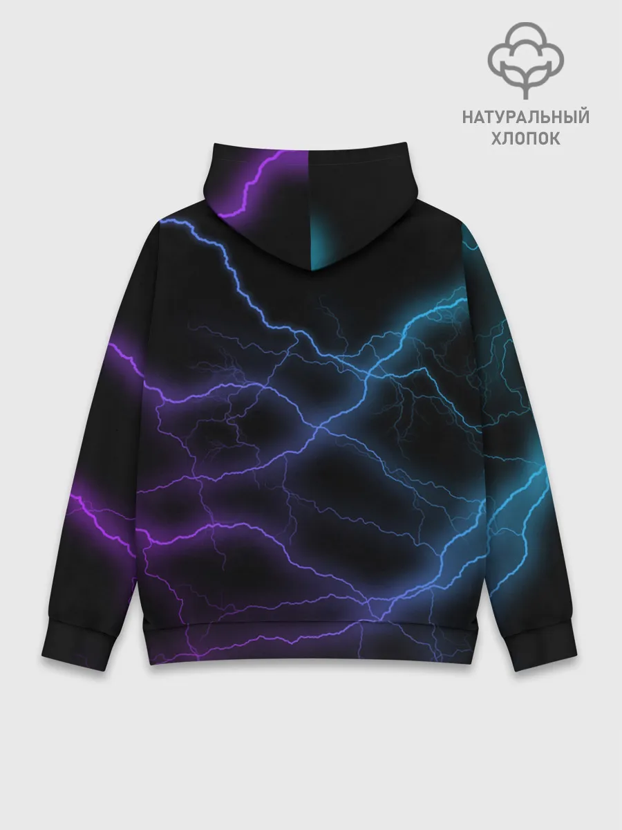 Худи мужской база хлопок / МОЛНИЯ