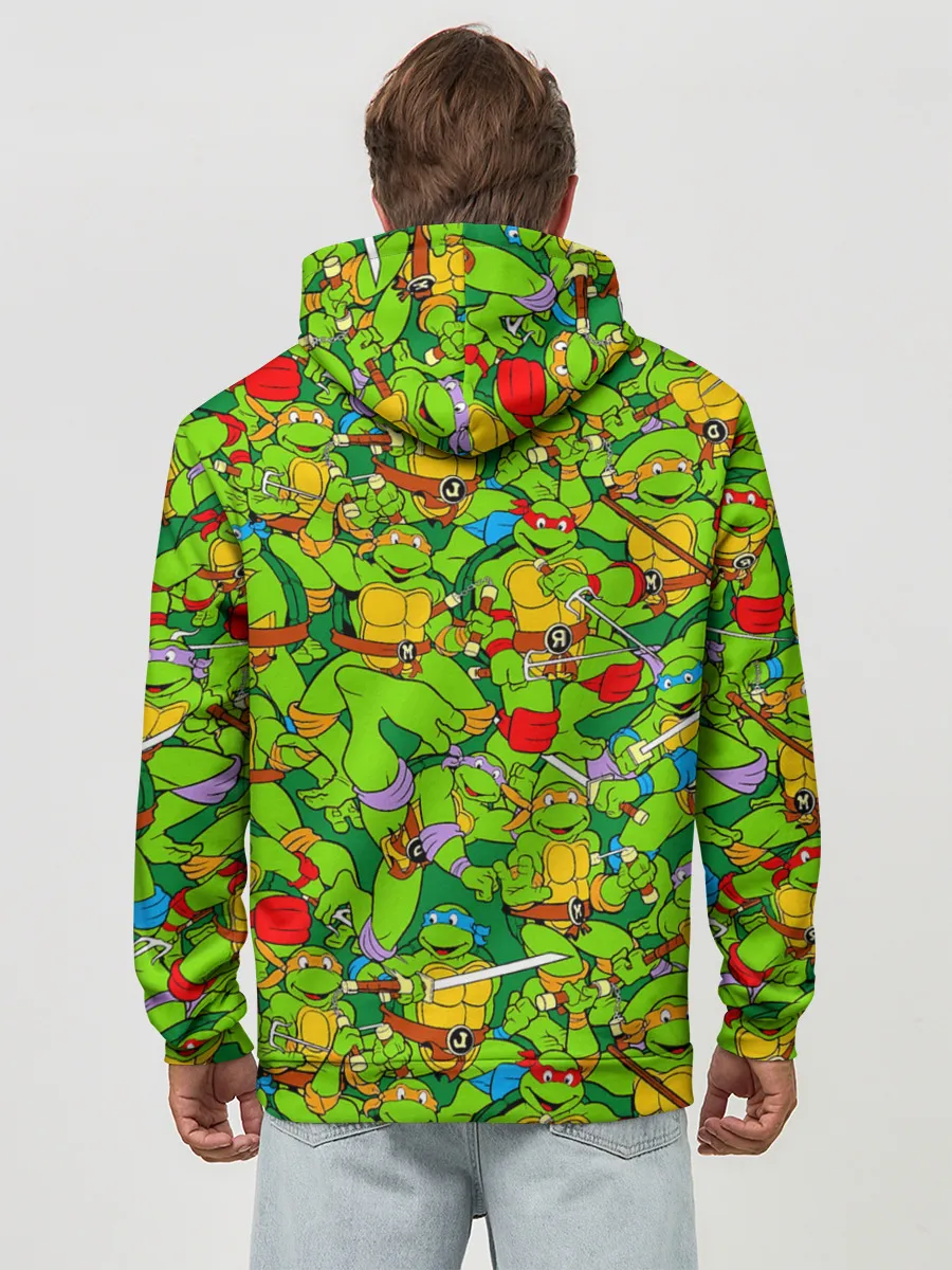 Худи мужской база хлопок / Черепашки - ниндзя