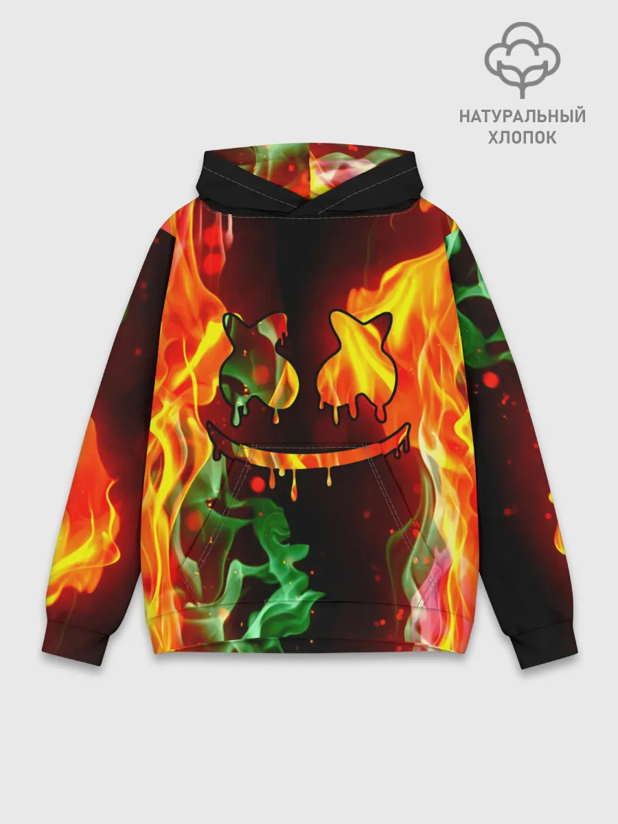 Худи мужской база хлопок / Marshmello