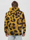 Худи мужской база хлопок / Леопард