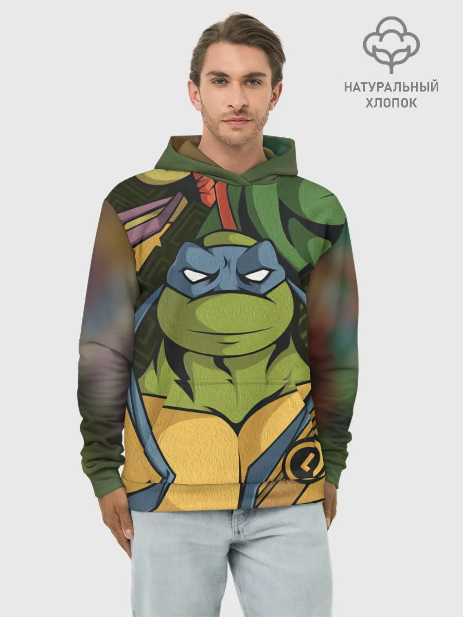 Худи мужской база хлопок / TMNT