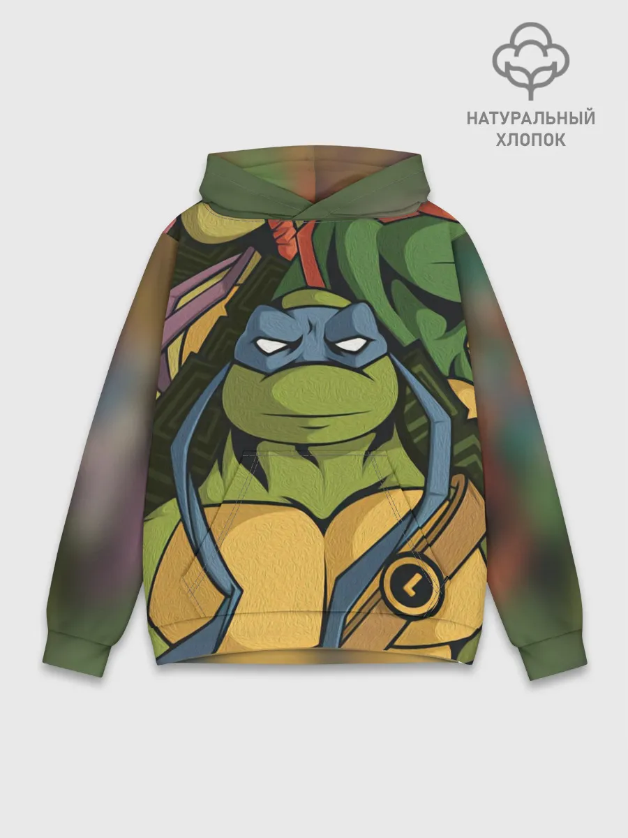 Худи мужской база хлопок / TMNT
