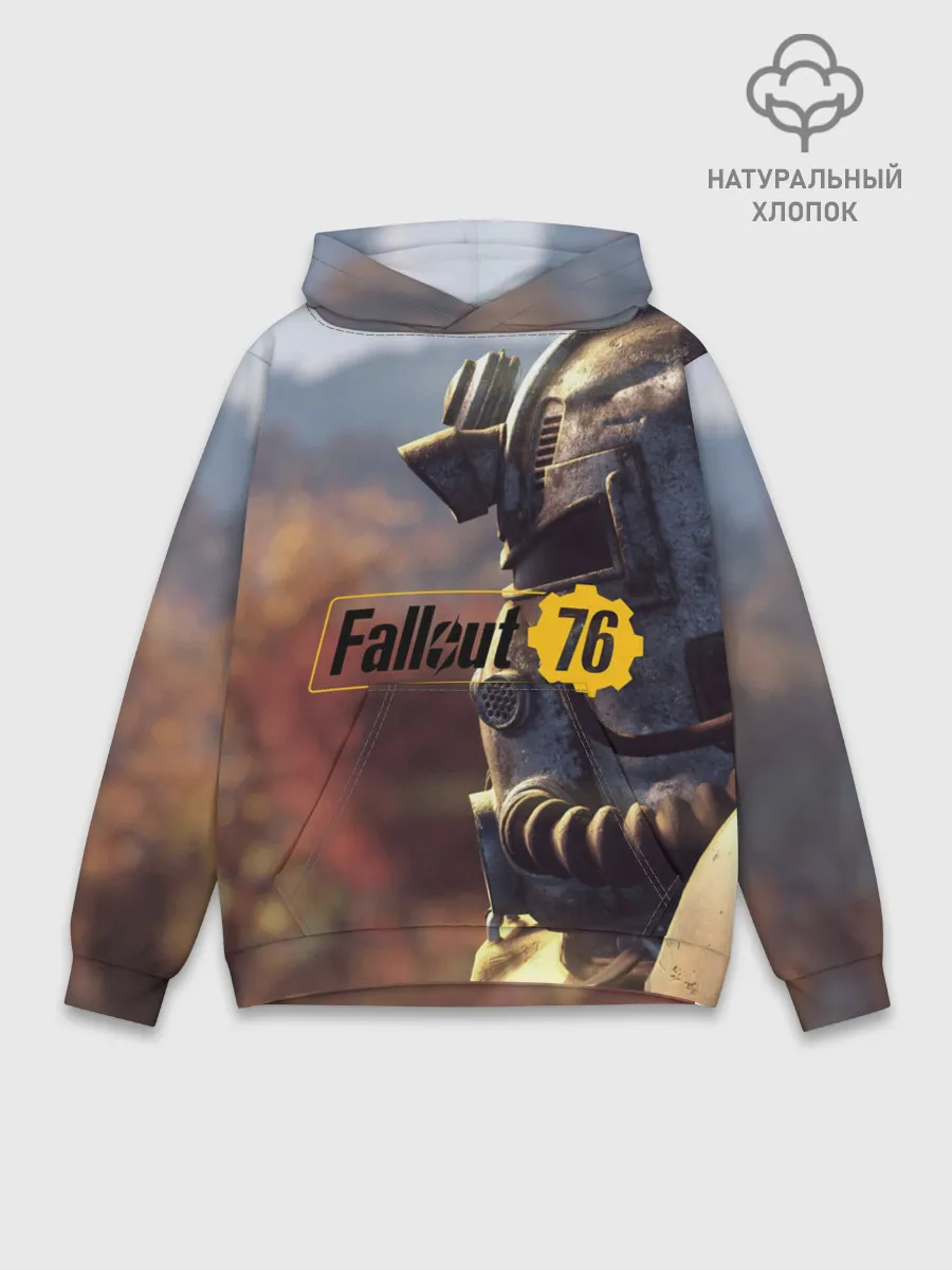 Худи мужской база хлопок / FALLOUT_76.