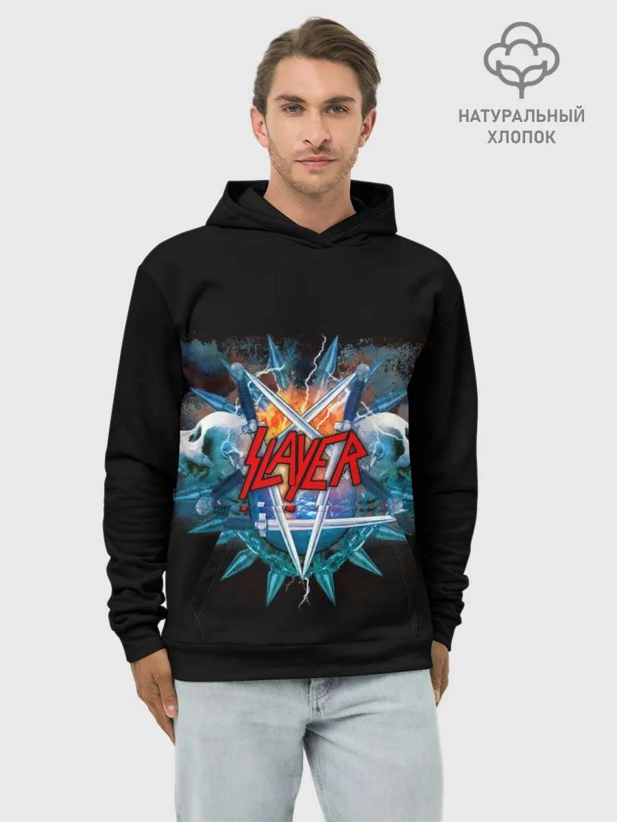 Худи мужской база хлопок / Slayer 88