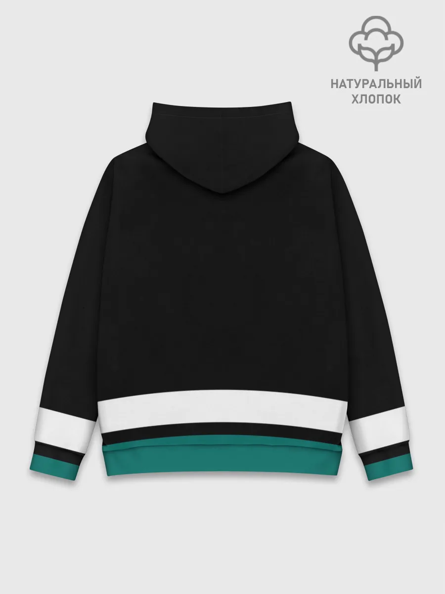 Худи мужской база хлопок / Анахайм Дакс