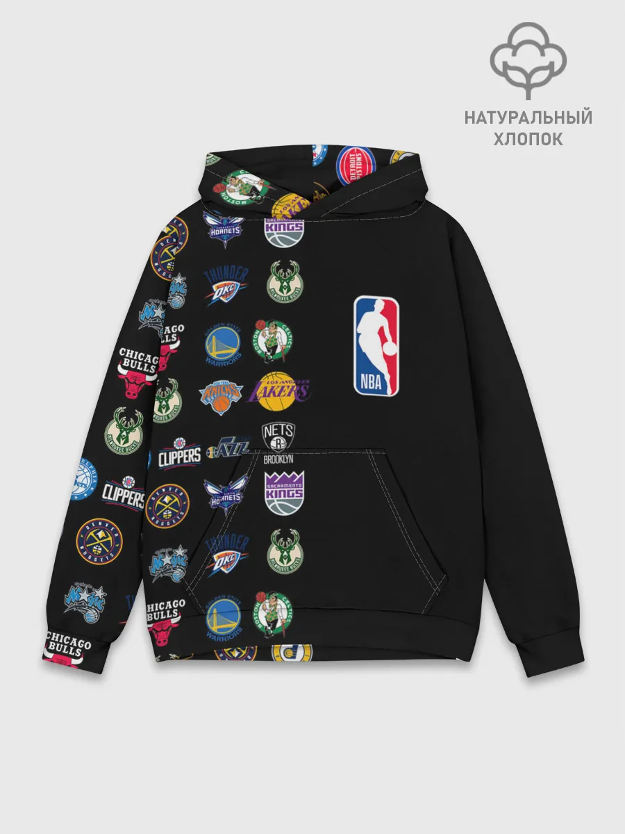 Худи мужской база хлопок / NBA