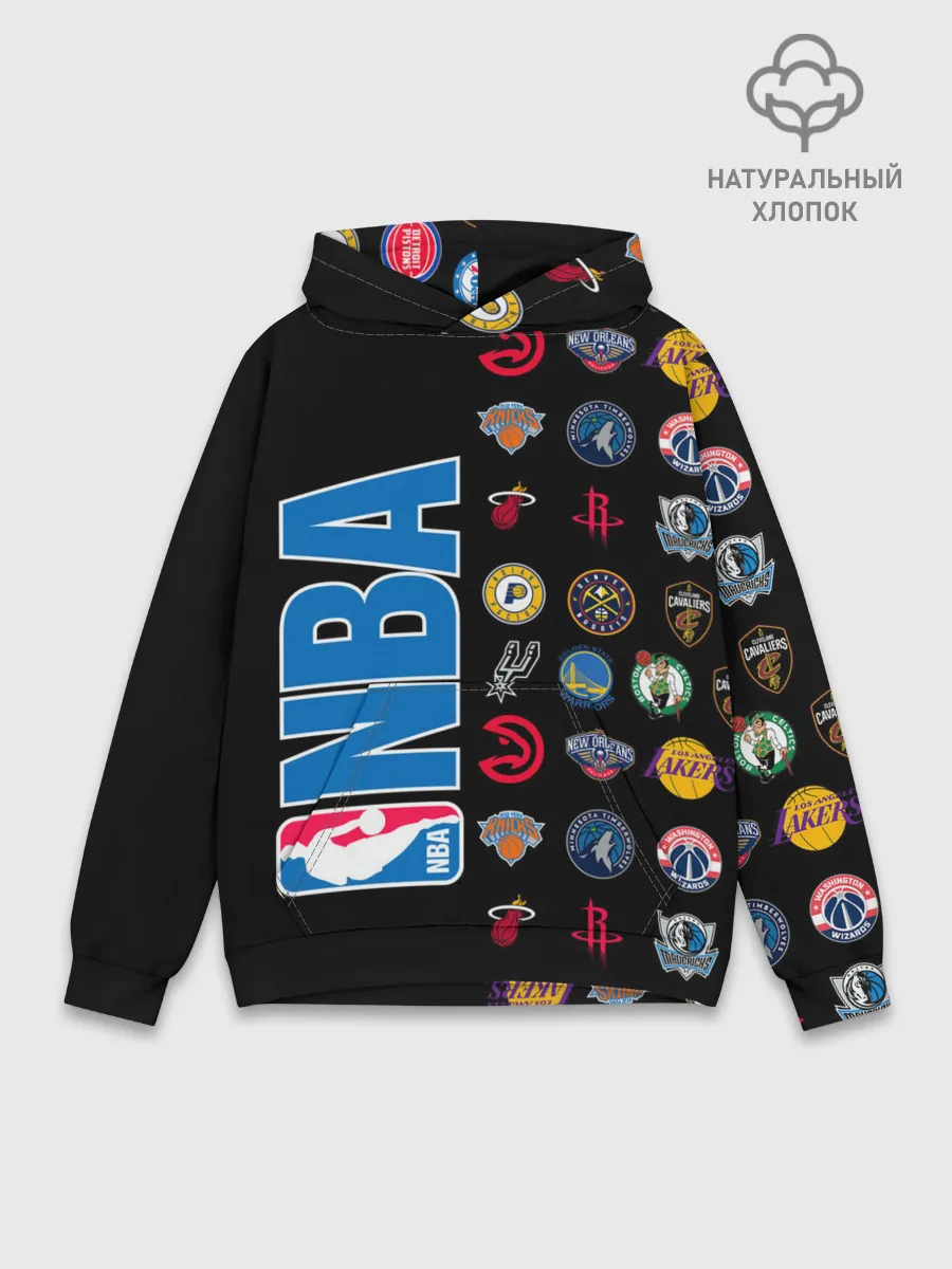 Худи мужской база хлопок / NBA