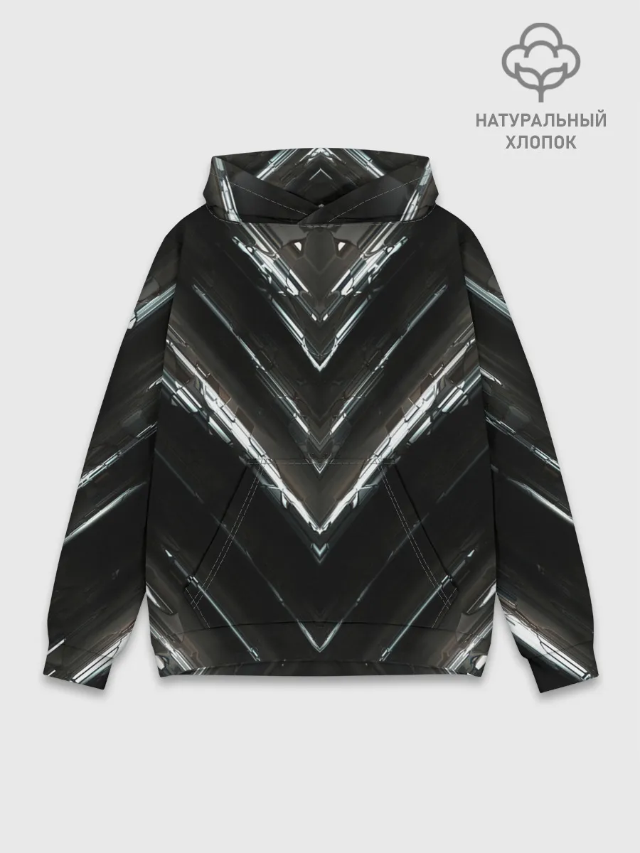 Худи мужской база хлопок / МЕТАЛЛИЧЕСКАЯ БРОНЯ