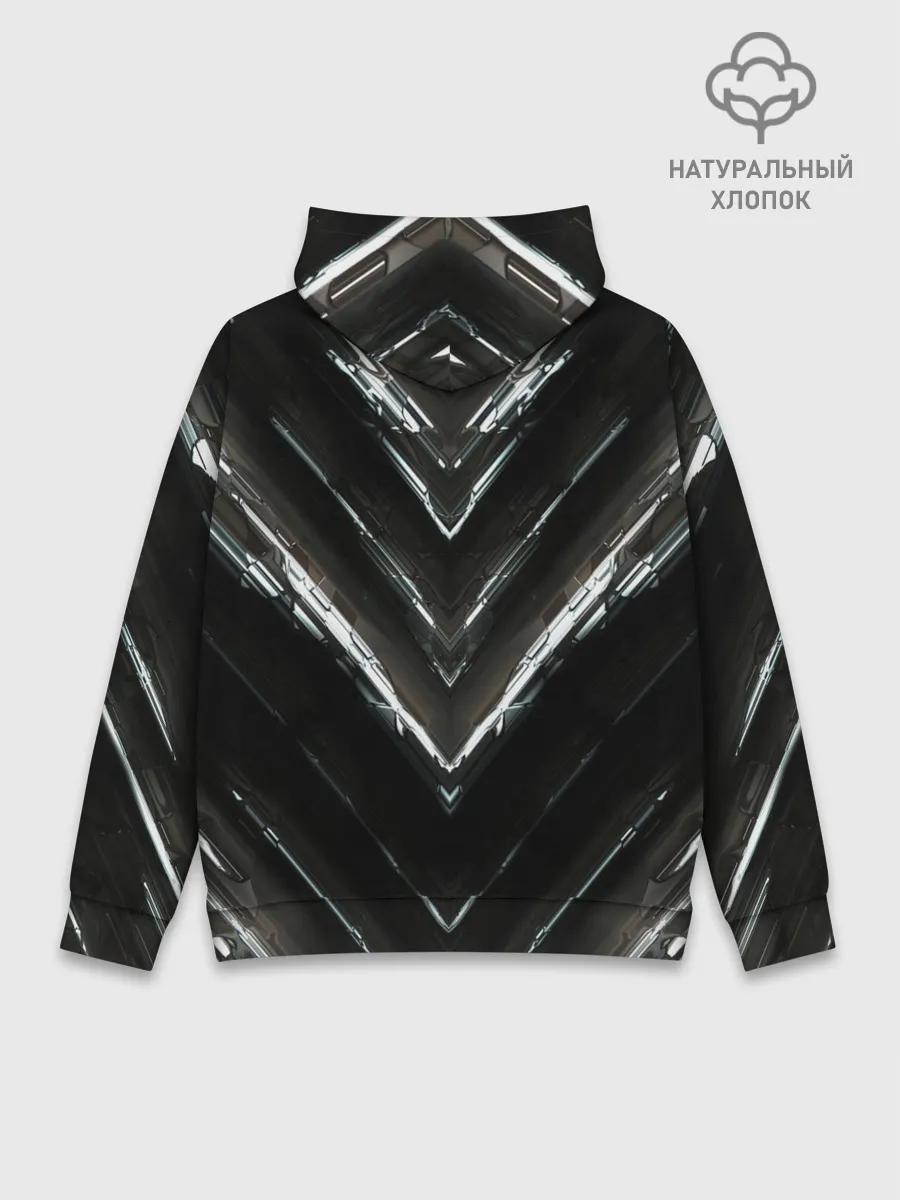 Худи мужской база хлопок / МЕТАЛЛИЧЕСКАЯ БРОНЯ