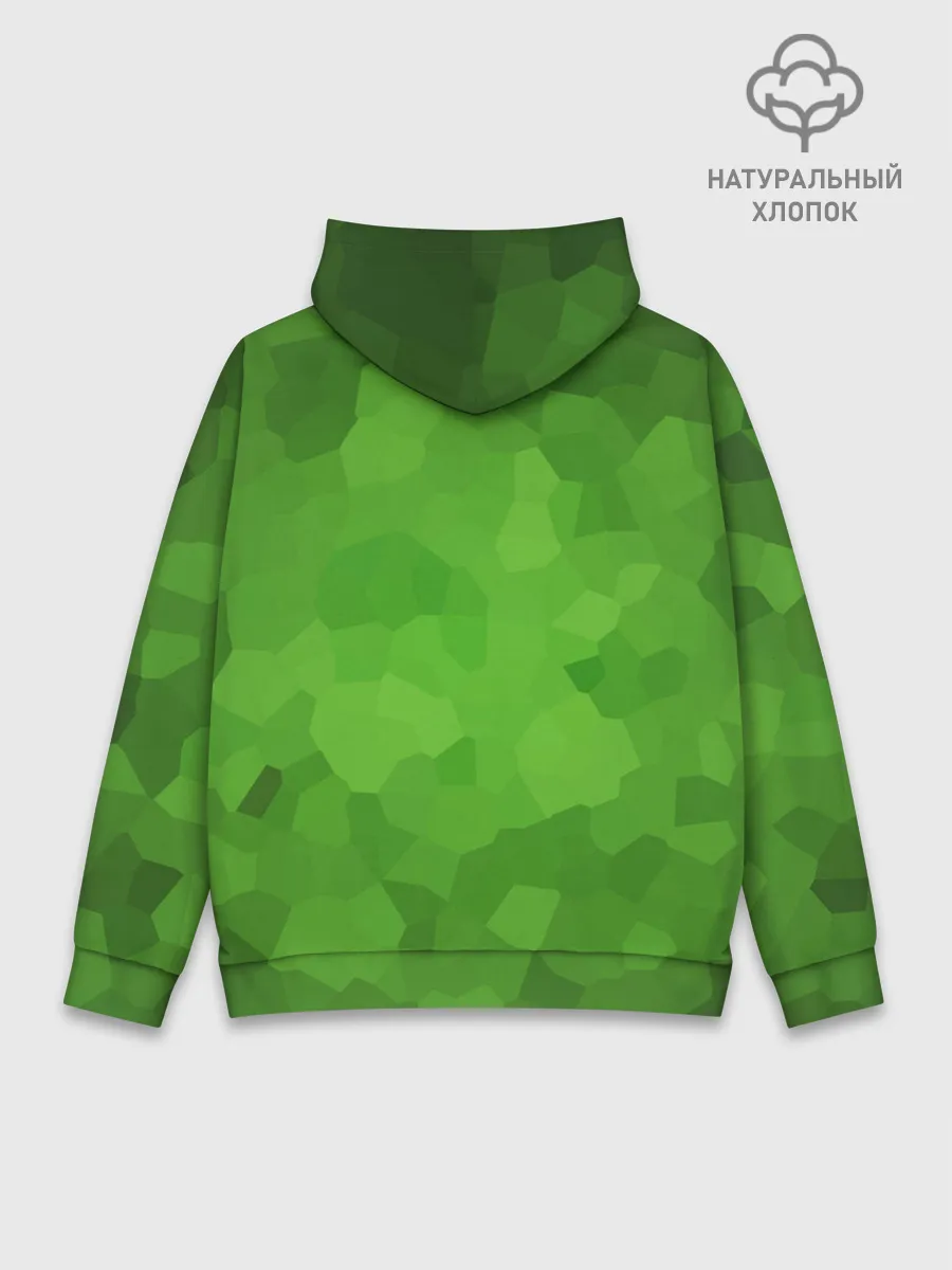 Худи мужской база хлопок / Minecraft