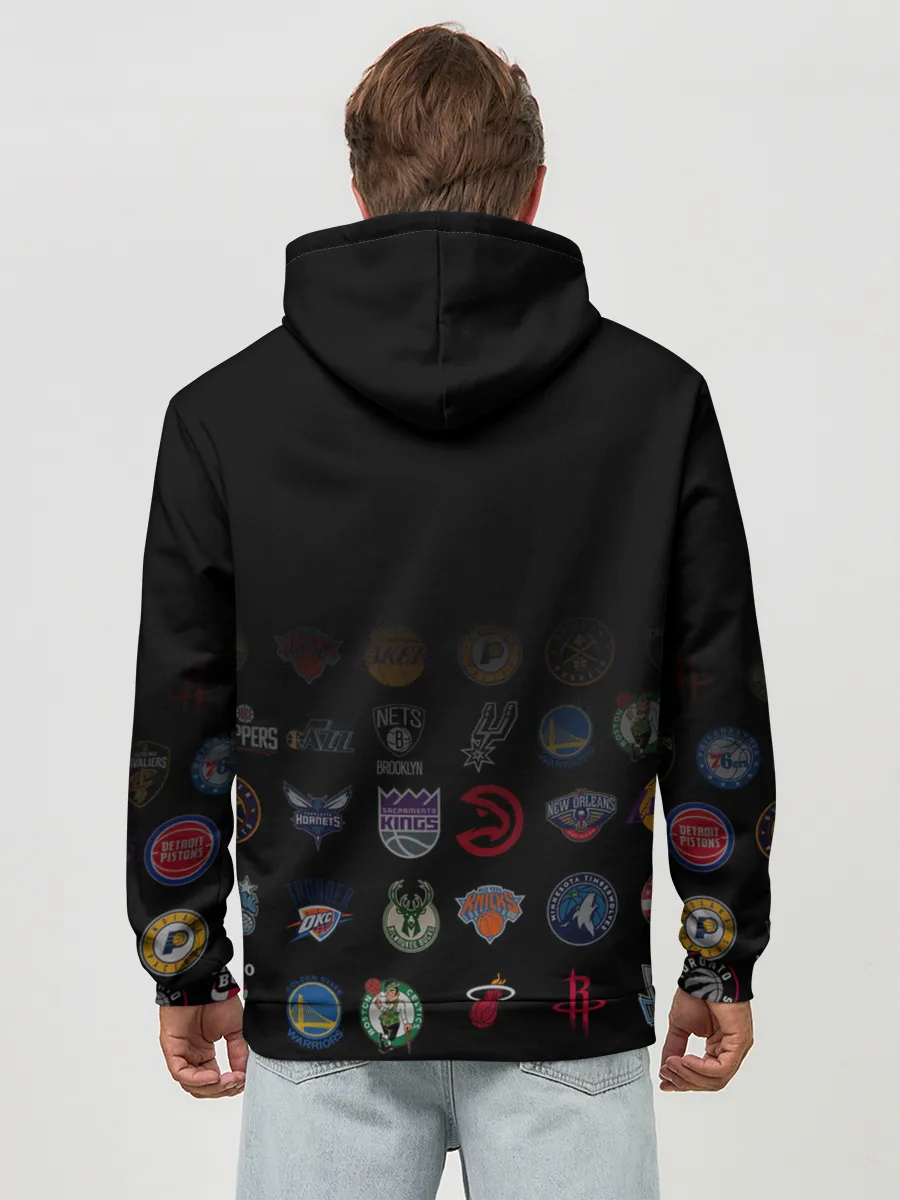 Худи мужской база хлопок / San Antonio Spurs