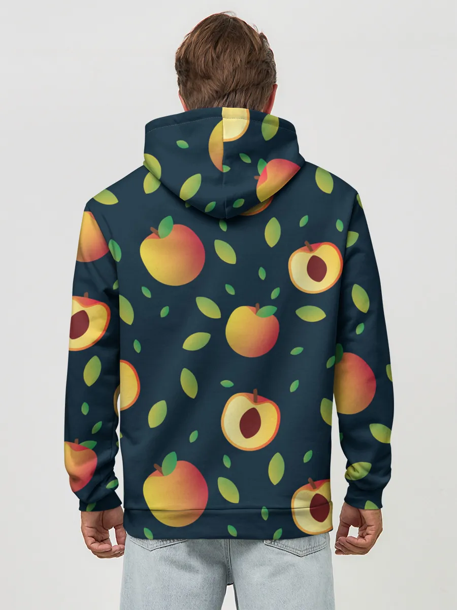 Худи мужской база хлопок / Фруктовый арт