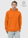 Худи мужской база хлопок / Цвет апельсиновая корка