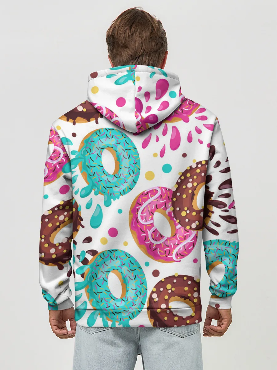 Худи мужской база хлопок / Любитель пончиков