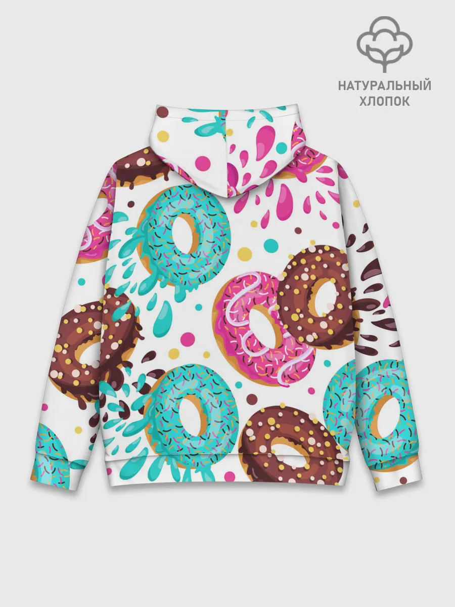 Худи мужской база хлопок / Любитель пончиков