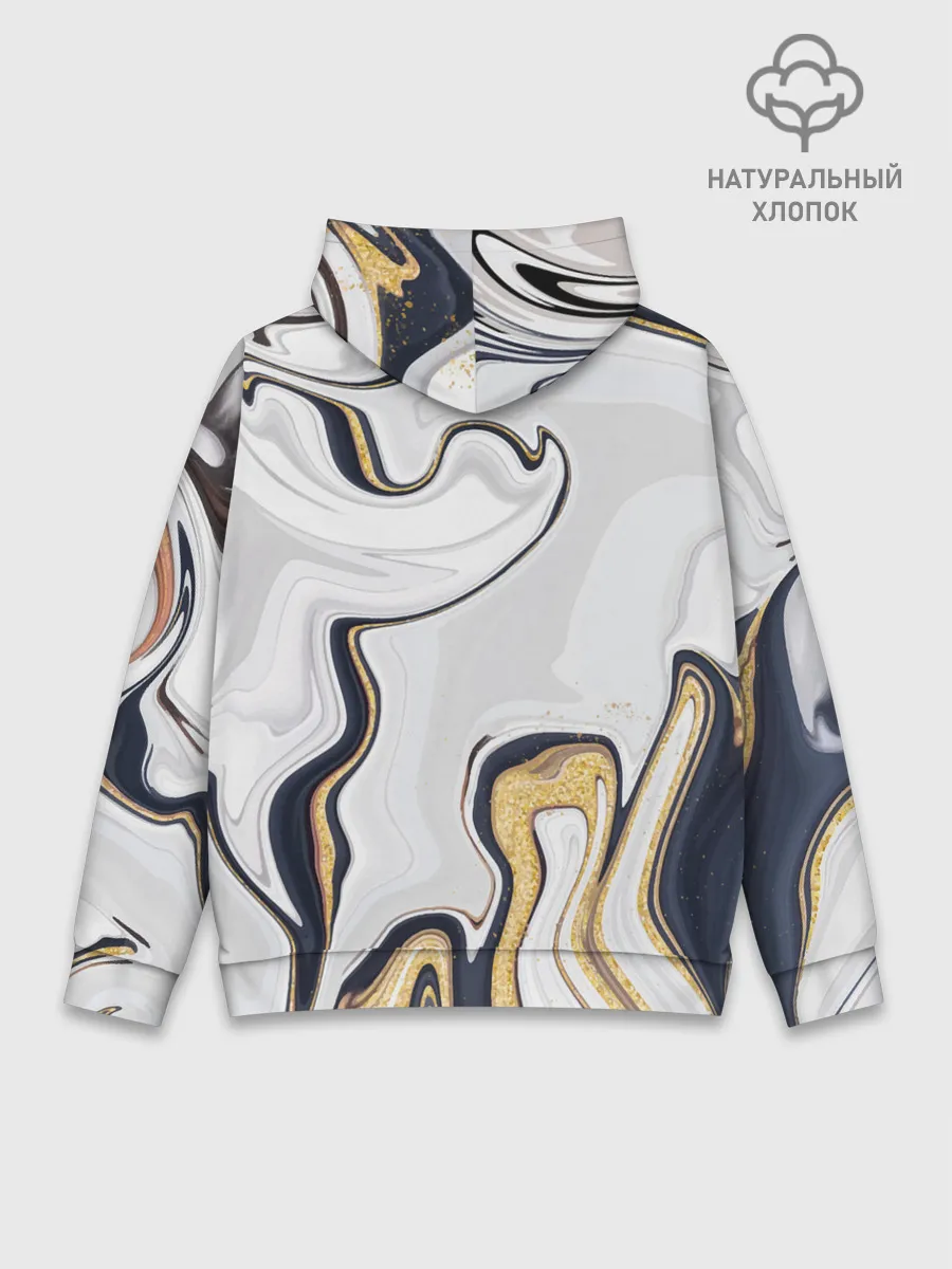 Худи мужской база хлопок / Абстракция