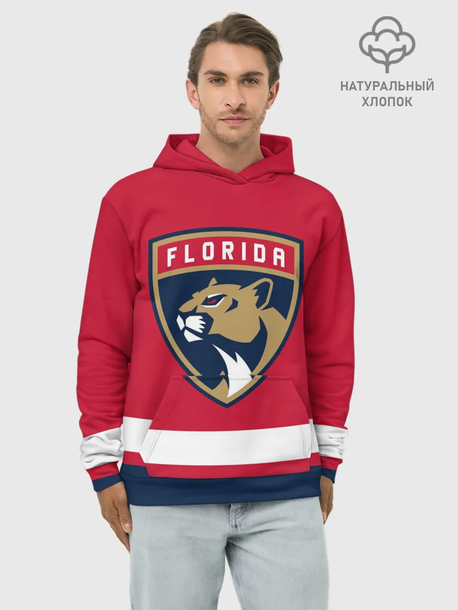 Худи мужской база хлопок / Флорида Пантерз