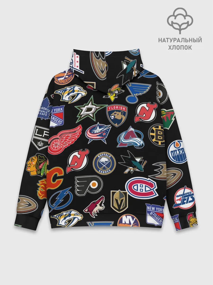 Худи мужской база хлопок / NBA PATTERN