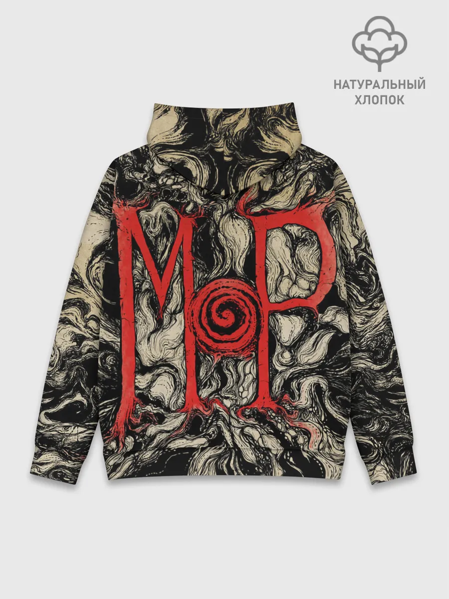 Худи мужской база хлопок / Чумной доктор Мор