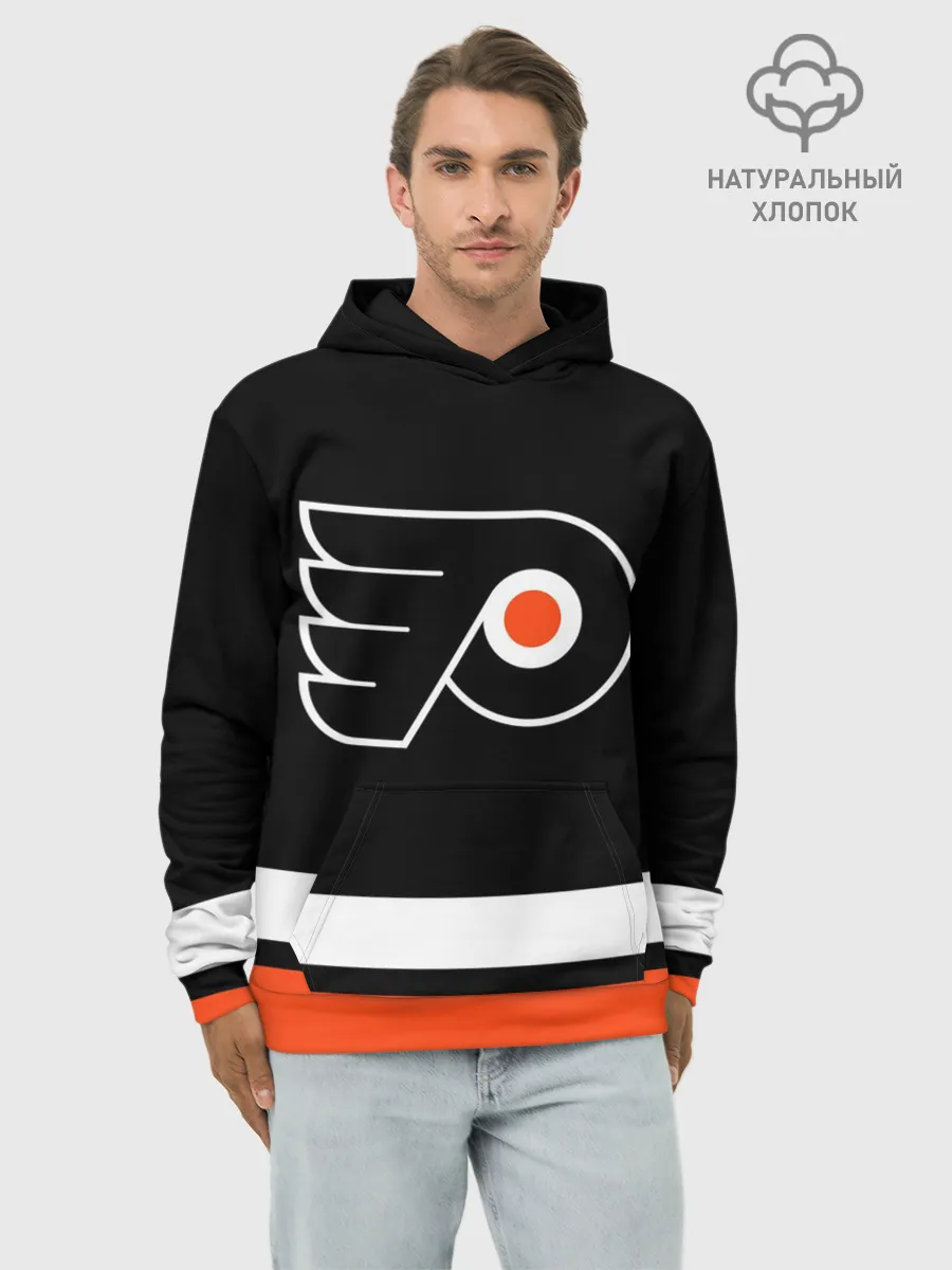 Худи мужской база хлопок / Филадельфия Флайерз