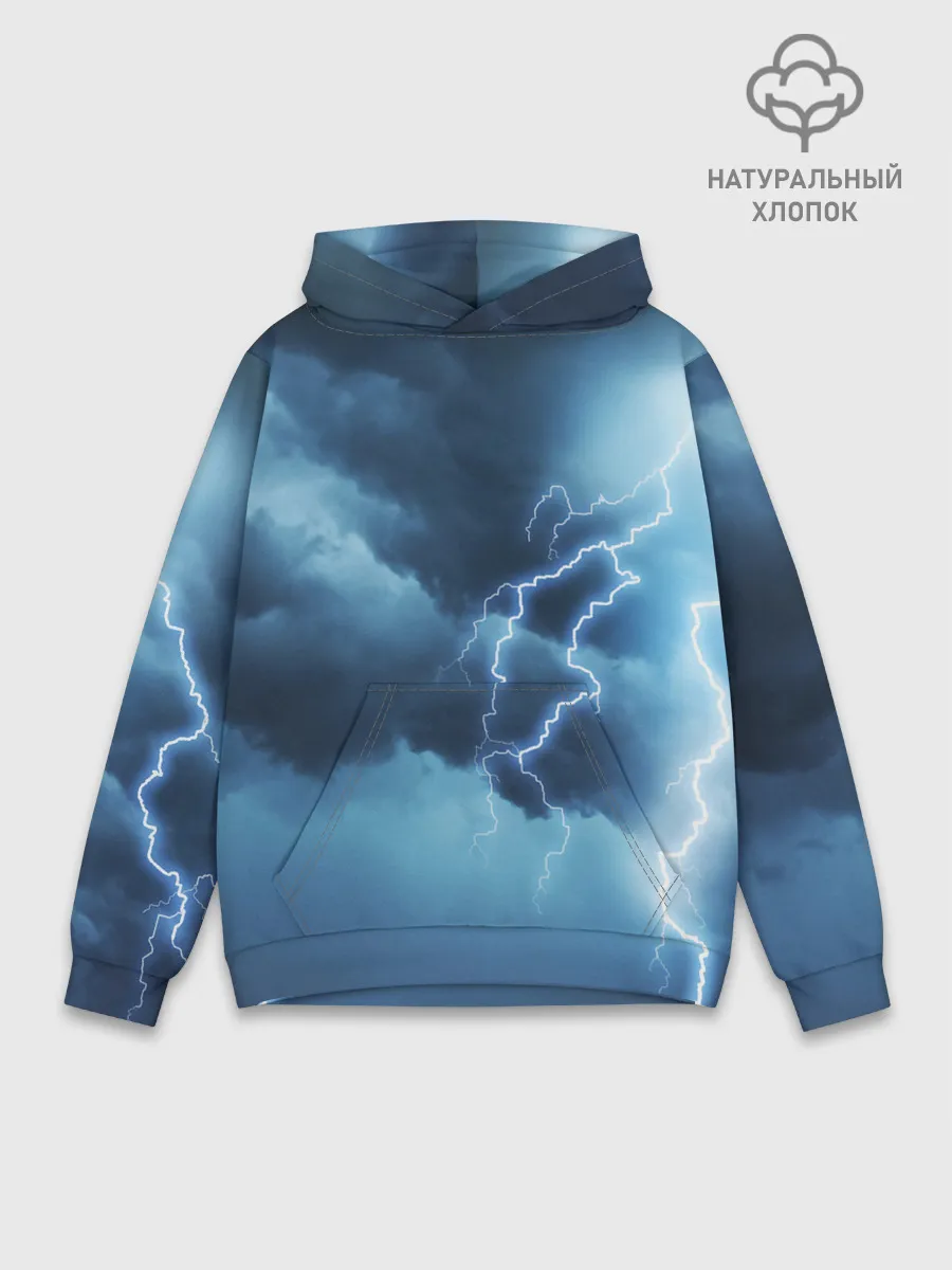 Худи мужской база хлопок / STORM
