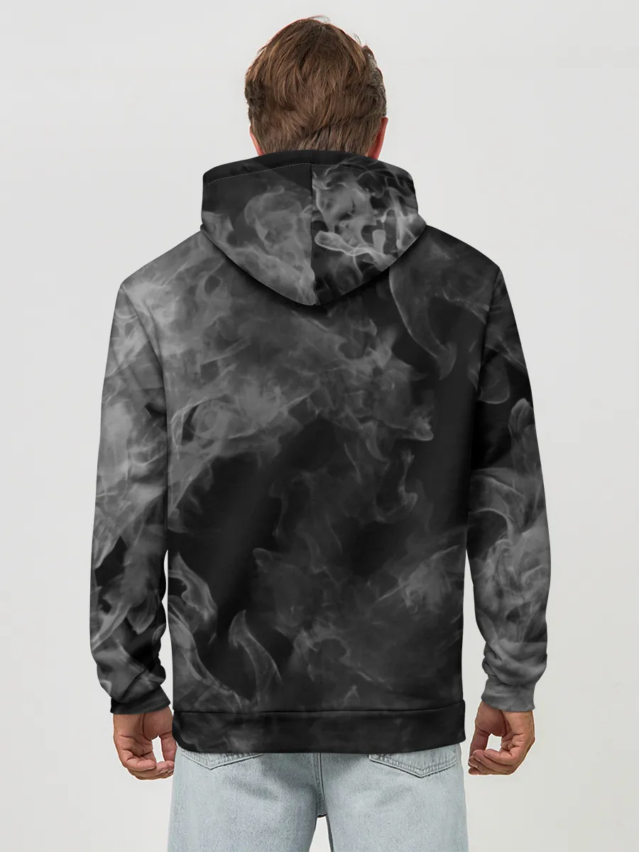 Худи мужской база хлопок / Diamond is Unbreakable gray