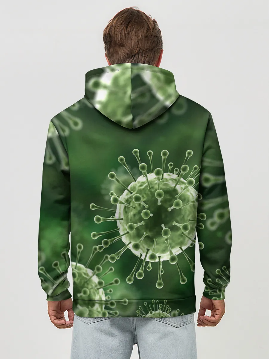 Худи мужской база хлопок / COVID-19